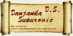 Damjanka Supurović vizit kartica